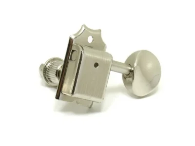 Kluson 6 In-Line Deluxe Tuning Machines Nickel set of 6 Slotted Posts