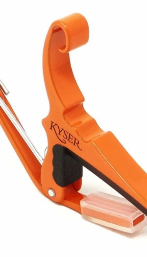 Kyser KG6O  6-String Quick-Change Capo for Acoustic Guitars - Orange