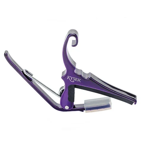 Kyser KG6P  6-String Quick-Change Capo for Acoustic Guitars - Deep Purple