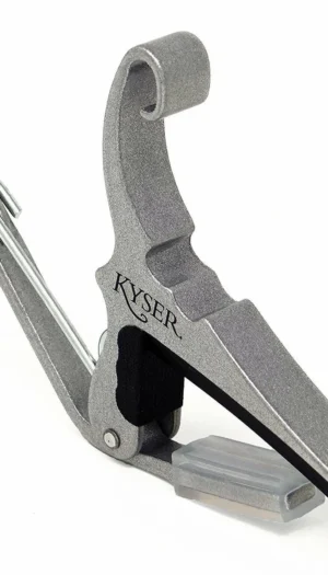 Kyser KG6S 6-String Quick-Change Capo for Acoustic Guitars - Silver