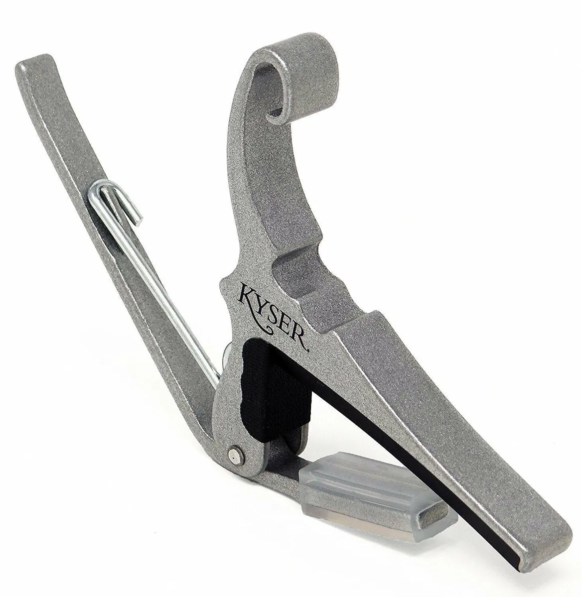 Kyser KG6S 6-String Quick-Change Capo for Acoustic Guitars - Silver