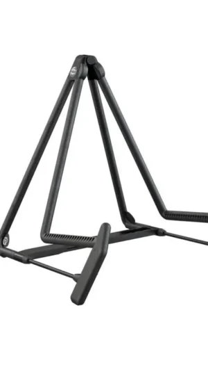 K&M 17580 BLACK HELI Acoustic Guitar Stand