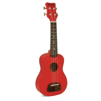 Kohala KT-SRD Soprano Tiki Ukulele (Really Red)  by Lanikai