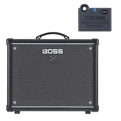 Boss Katana 50 Gen 3 Guitar Amp Bundle w/ BT-DUAL - Bluetooth Adapter