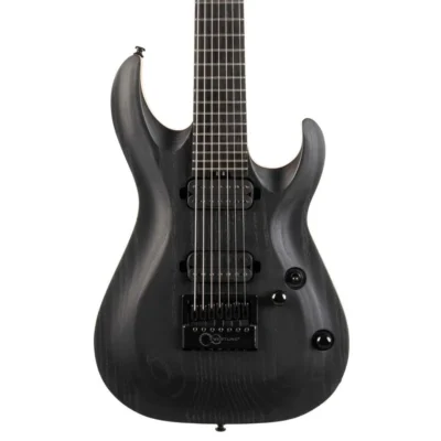 Cort KX707 Evertune - 7-String - Electric Guitar Open Pore Black