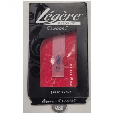 Legere Standard Alto Saxophone Reed - Strength 2.75 , Open box