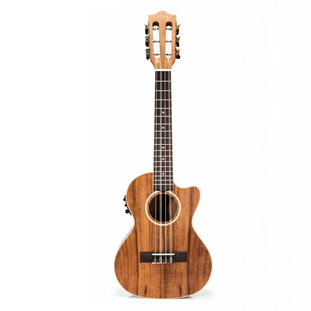 Lanikai AC6CET Acacia 6-String Acoustic-Electric TENOR Ukulele - Natural