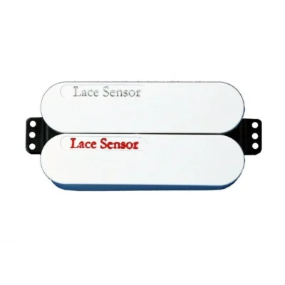 Lace 04501 Sensor Dually Red Silver 22.2K Guitar Pickup - White