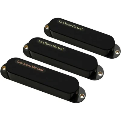 Lace 21153-12 Sensor Hot Gold SSS Pickup 3-Pack with Hot Bridge (13.2k) - Matte