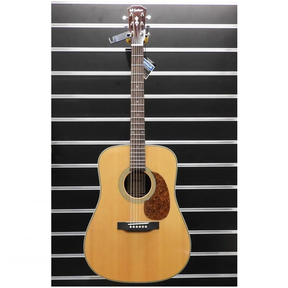 LA Guitars Solid wood Dreadnought Acoustic Guitar Spruce / Rosewood