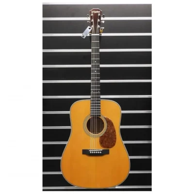 LA Guitars all Solid wood Dreadnought Acoustic Guitar