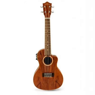 Lanikai LBBCEC Bubinga Series Concert AC/EL Ukulele In Natural Satin Finish