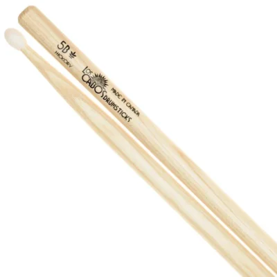 Los Cabos White Hickory Drumsticks - 5B Nylon Tip - 3 Pairs