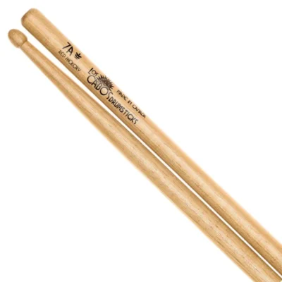 Los Cabos Red Hickory Drumsticks - 7A Wood Tip - 3 Pairs