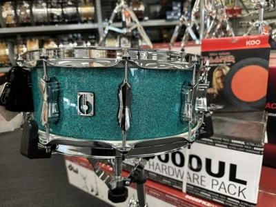 British Drum Company Lounge Snare 5.5 X 14 - Dorchester Blue Sparkle