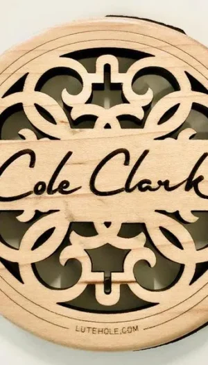 LUTEHOLE Soundhole Cover - COLE CLARK Branded For Angel GUITAR