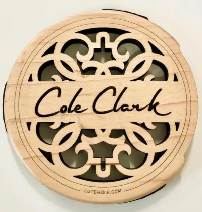LUTEHOLE Soundhole Cover - COLE CLARK Branded Maple FOR FL GUITAR