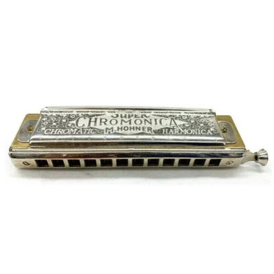 HOHNER SUPER CHROMONICA, 3-Octave CHROMATIC Harmonica 12 hole 48 reeds Key of B