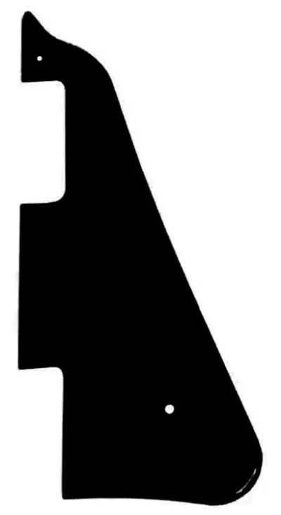 BBT LP-Style ABS Pickguard  Black - 3 Ply