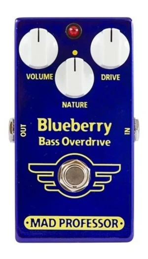 Mad Professor Blueberry Bass Overdrive Bass Guitar Effect Pedal