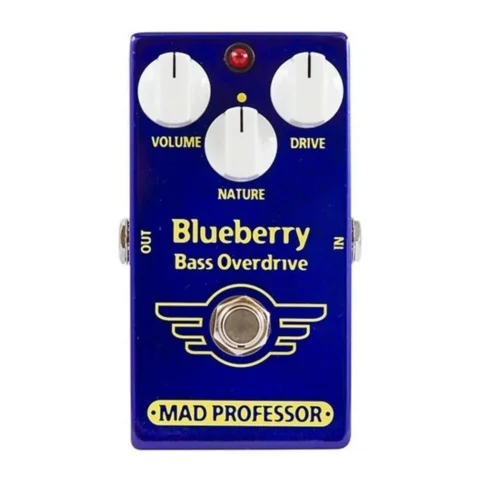 Mad Professor Blueberry Bass Overdrive Bass Guitar Effect Pedal