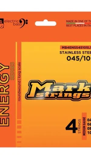 Markbass Balanced Stainless Steel Roundwound Bass Strings 45 - 105