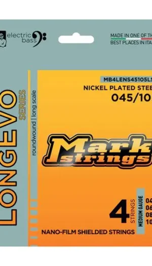 Markbass LongEvo Series Roundwound Nickel Plated Bass Strings 45 - 105