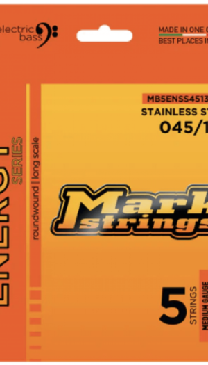 Markbass Energy Stainless Steel Bass Strings 5 String 45 - 130