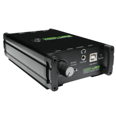 Mackie MDB-USB Stereo USB Direct Box with Ground Lift, and Balanced XLR Outputs