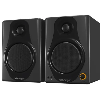 The Behringer High-Resolution 150-Watt Media 40USB Studio Monitors Pair