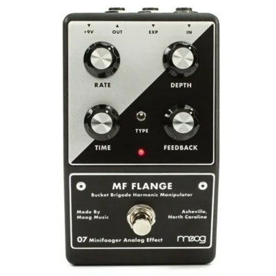 Moog Minifooger Flanger Pedal Guitar Effects Pedal Moog MF Flange