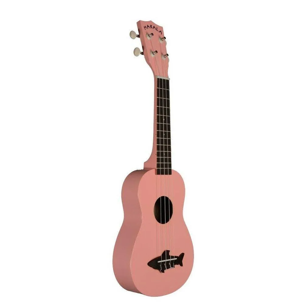 Kala Makala Shark Series Sporano Ukulele Shell Pink with Bag