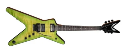 Dean ML 79 Floyd Flame Top Electric GUITAR Slime New - Duncan Pickups