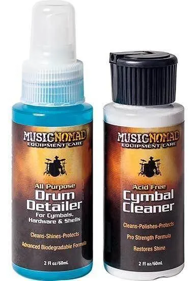 Music Nomad MN117 Mini Drum and Cymbal Care Kit 2-Piece