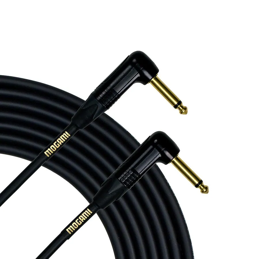 Mogami Gold Instrument Right Angle to Right Angle Pedal Cable - 36 Inch
