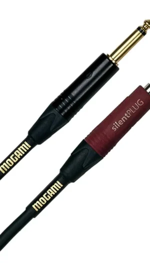 Mogami Gold Instrument Cable Silent Plug | Straight to Straight – 25ft