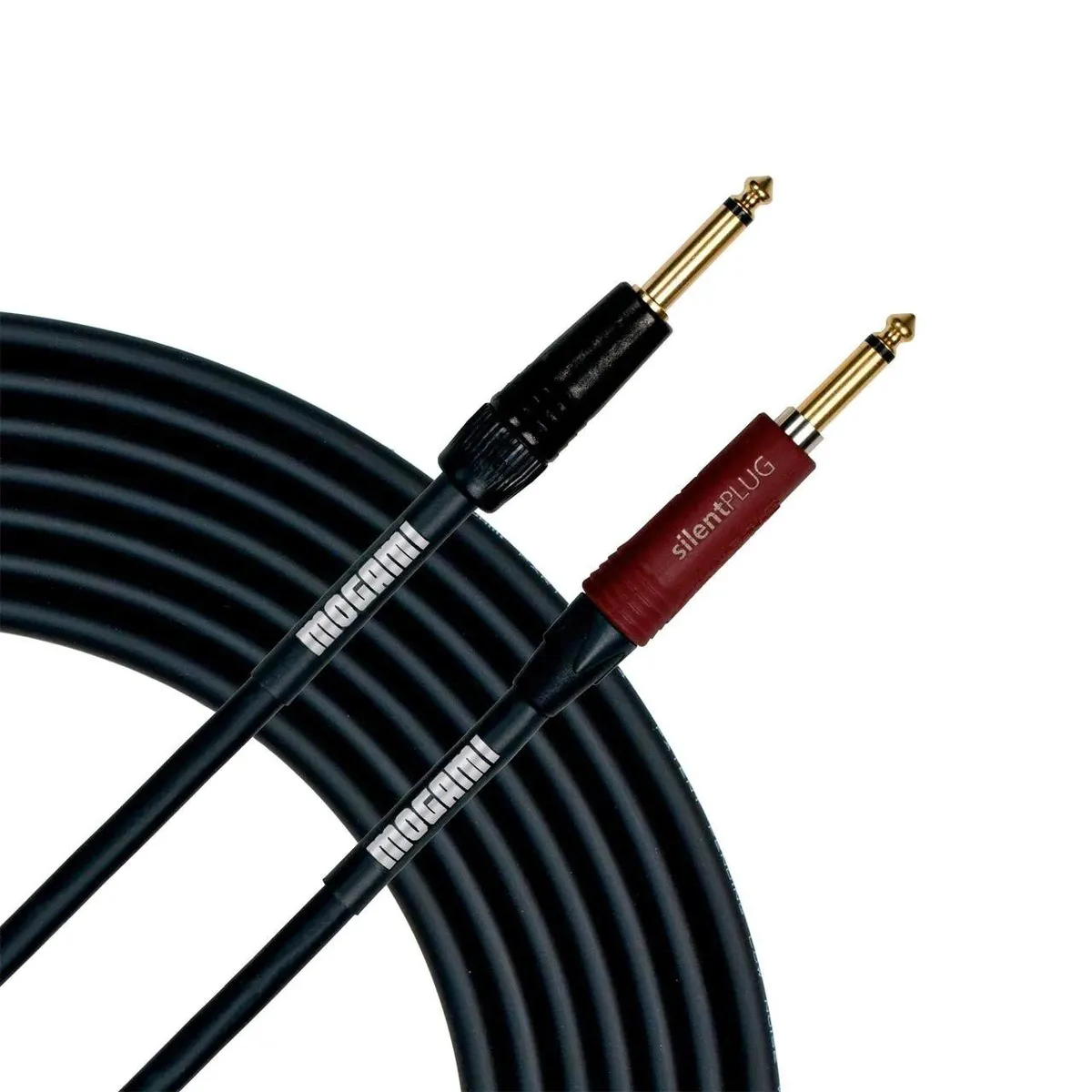Mogami Platinum Straight to Straight Guitar Cable w/ Silent Plug 20 Foot