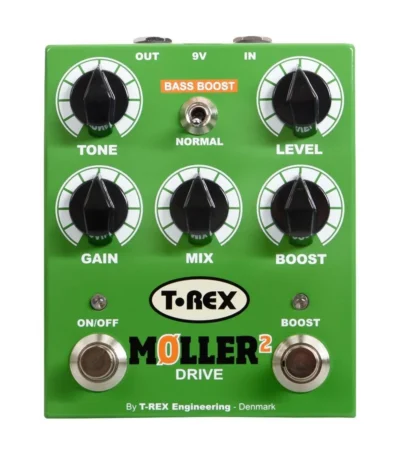 T-REX MOLLER-2 Classic Overdrive Effects Pedal with Clean Boost