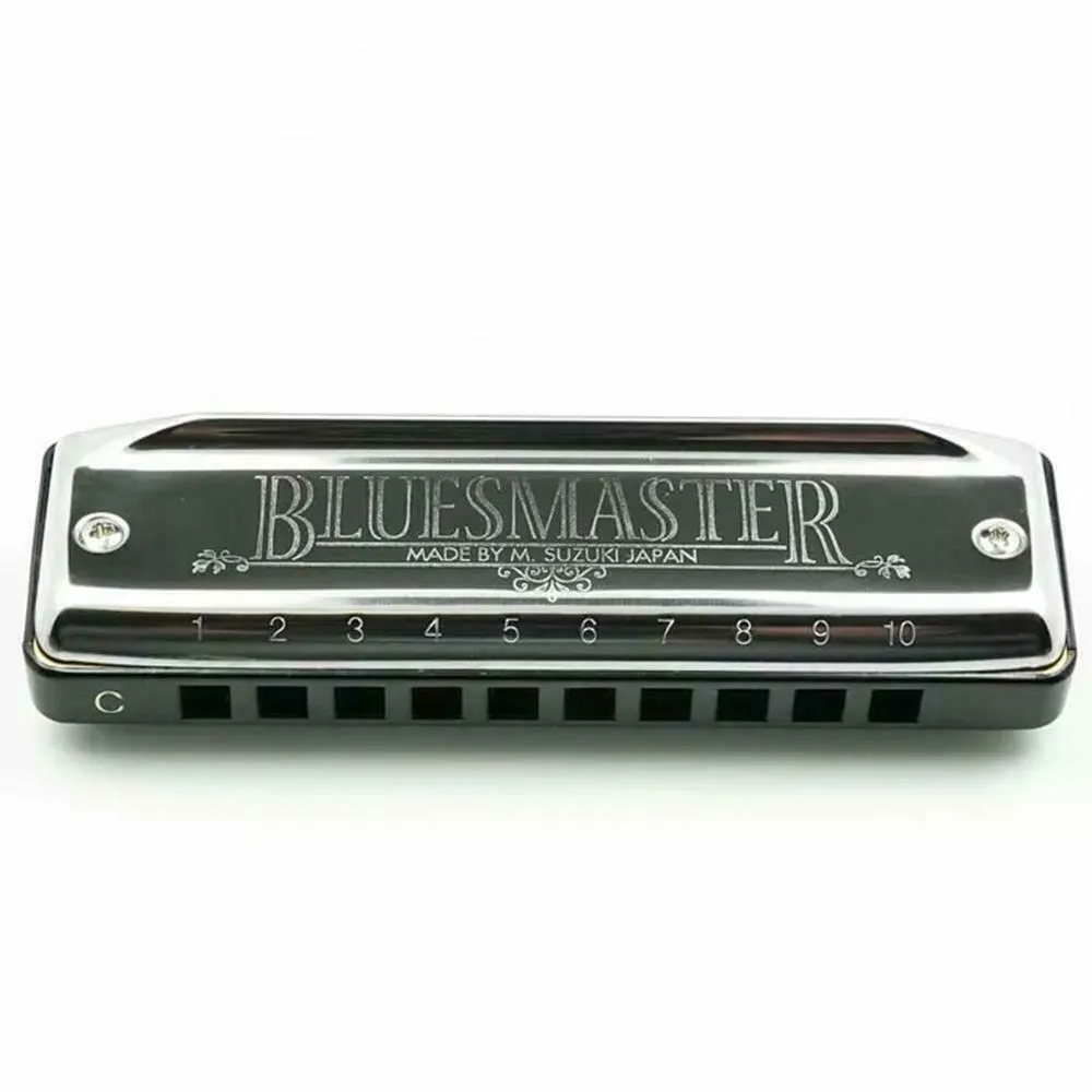 Suzuki Bluesmaster MR-250 Diatonic Harmonica 10 Holes 20 Note Blues Harp Key Bb