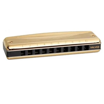 Suzuki Promaster Gold Valved MR-350GV Harmonica Key of Bb
