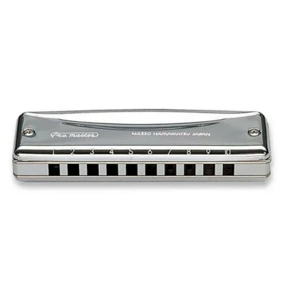 Suzuki Promaster MR-350 10-hole diatonic harmonica Key of low F