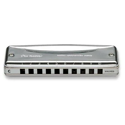Suzuki MR350 Valved Promaster Diatonic Harmonica Key of C