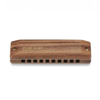 Suzuki Harmonica Pure Harp MR-550 Key Of Low F Hawaiian Koa