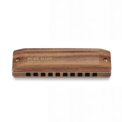 Suzuki Harmonica Pure Harp MR-550HC Key Of C Hawaiian koa