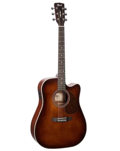 Cort MR500E 'Brown Burst' Acoustic / Electric Guitar - Brown Burst