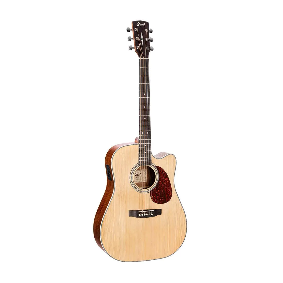 Cort MR500E Acoustic / Electric Guitar - Open Pore - Natural Finish w/ BAG