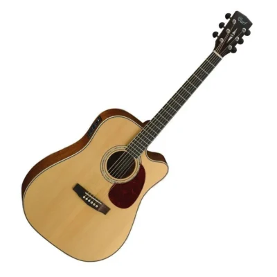 Cort MR710F PF Natural Dreadnought Acoustic / Electric Guitar with Cutaway