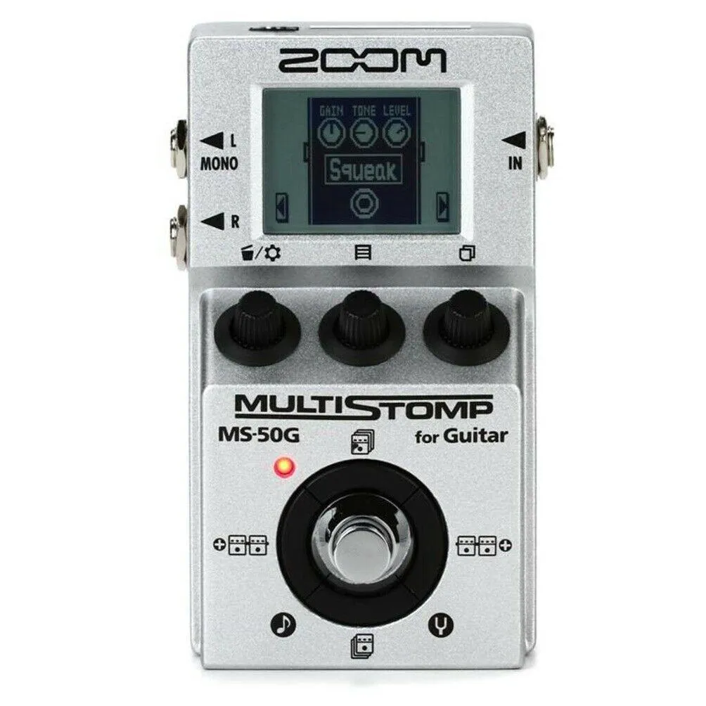 Zoom MS-50G MultiStomp Multi-effects Guitar Pedal with amp Modeling, Stompbox