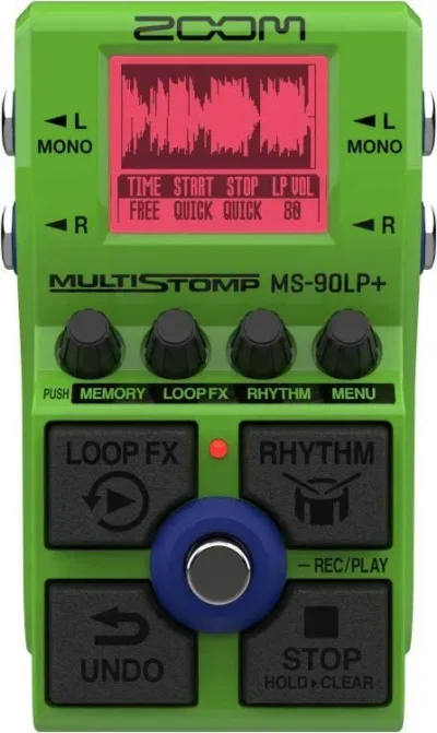 Zoom MS-90LP+ MultiStomp Looper Guitar Effects Pedal