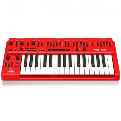 Behringer MS-1-RD Analog Synthesizer with Handgrip - Red